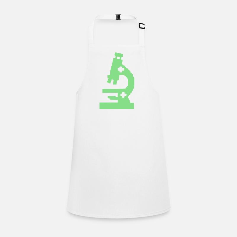 Microscope Pixel Laboratory Icon Children's Apron