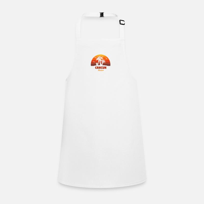 Cool Cancun Mexico Beach Sunset Souvenir Children's Apron