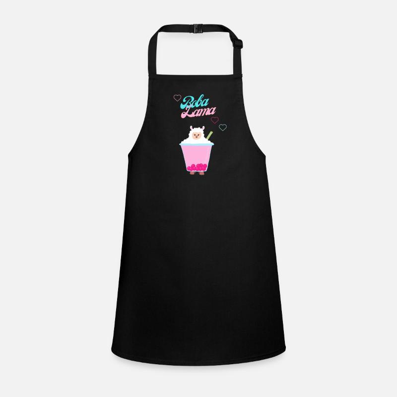 Boba Tea Lama / Lama Bubble tea Tablier Enfant