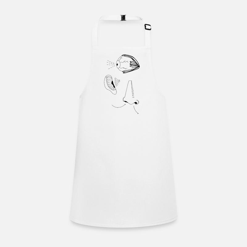 Nose ear eye gift idea organs Children's Apron