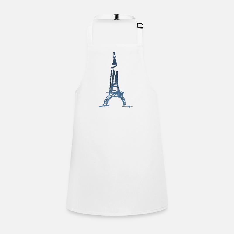 Eiffel Tower Sketch Children's Apron
