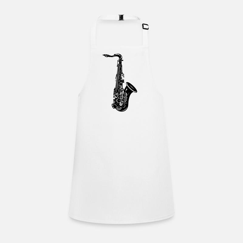 Dessin de saxophone Tablier Enfant