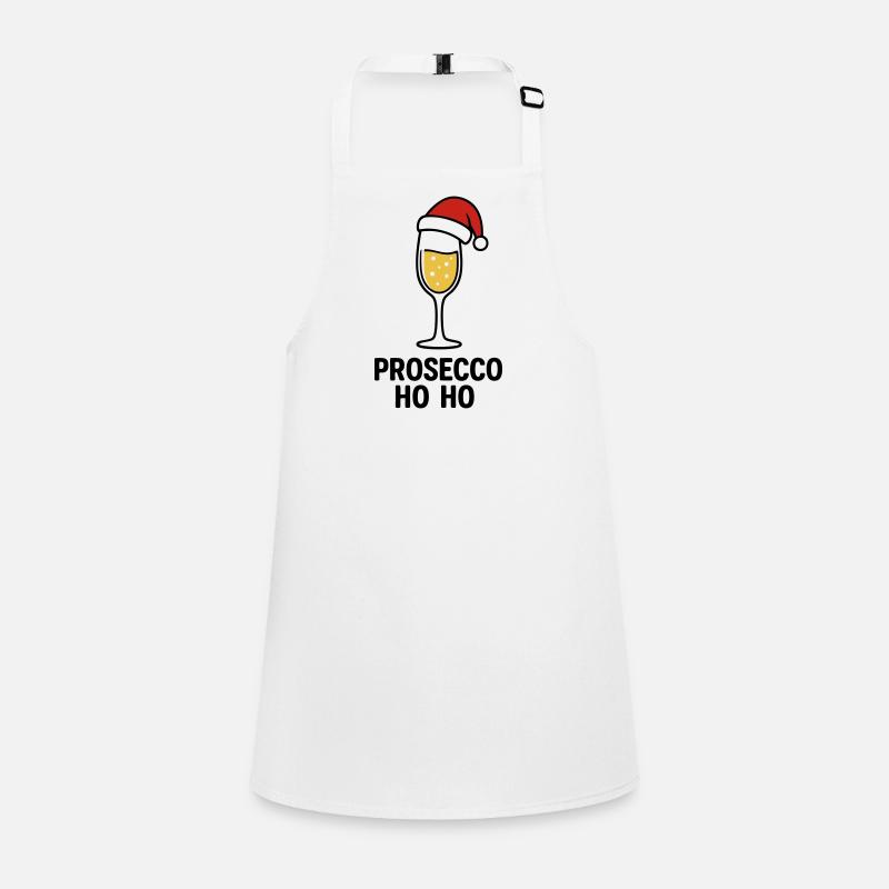Prosecco Ho Ho – Pull de Noël au prosecco Tablier Enfant