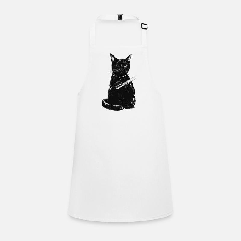 Cat with nail file Children's Apron