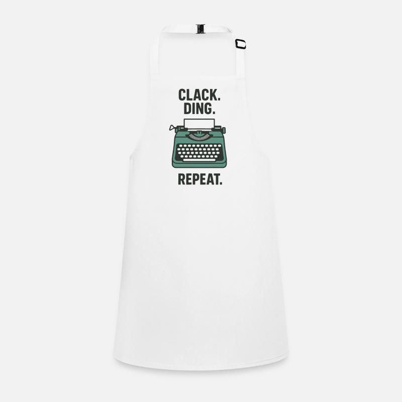 Klack Ding Repeat | Machine à écrire Tablier Enfant