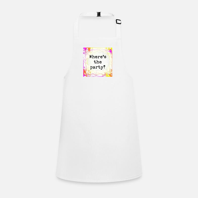 Where's the party Children's Apron
