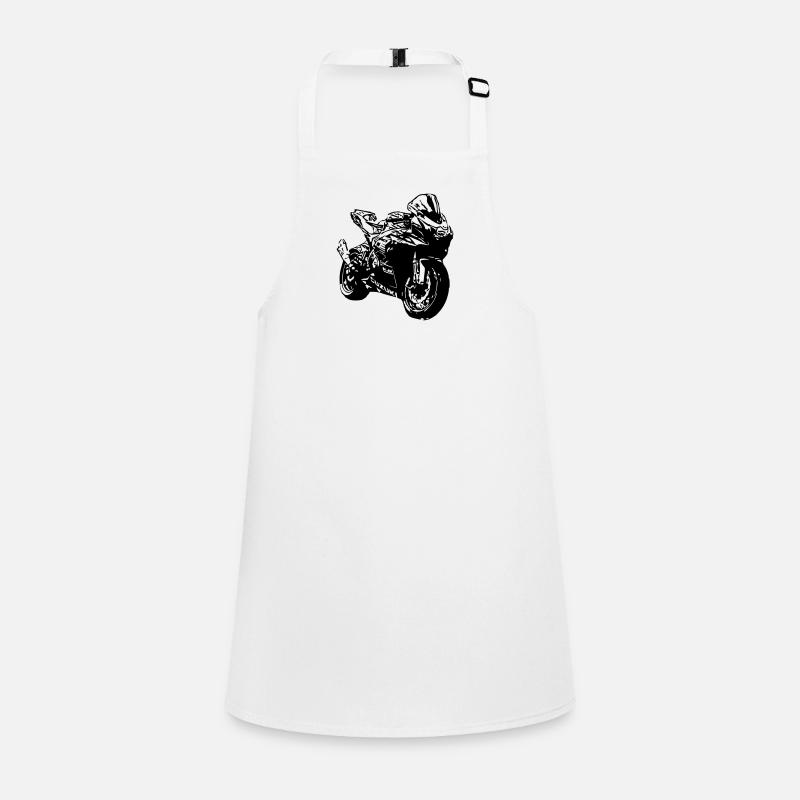 moto de course Tablier Enfant