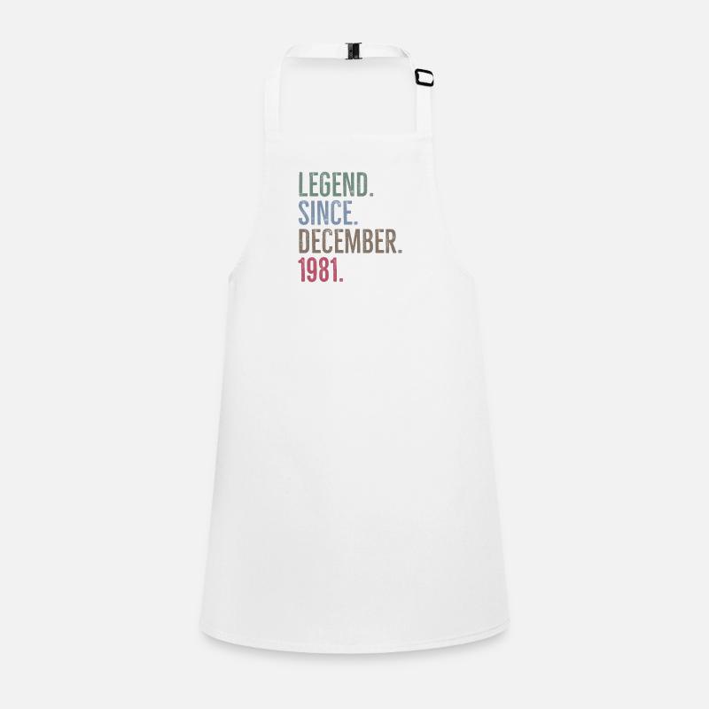 Legend Since December 1981 Children's Apron