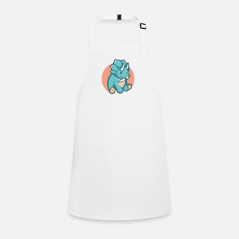 Spencer the Triceratops, Dino, Dinosaur Children's Apron