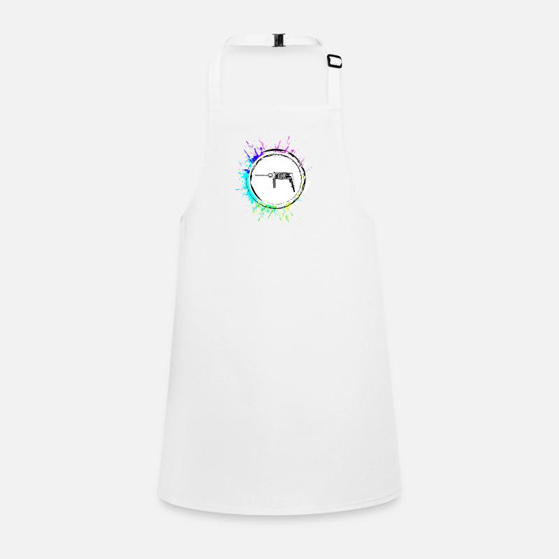 Drill Icon Tool Children's Apron