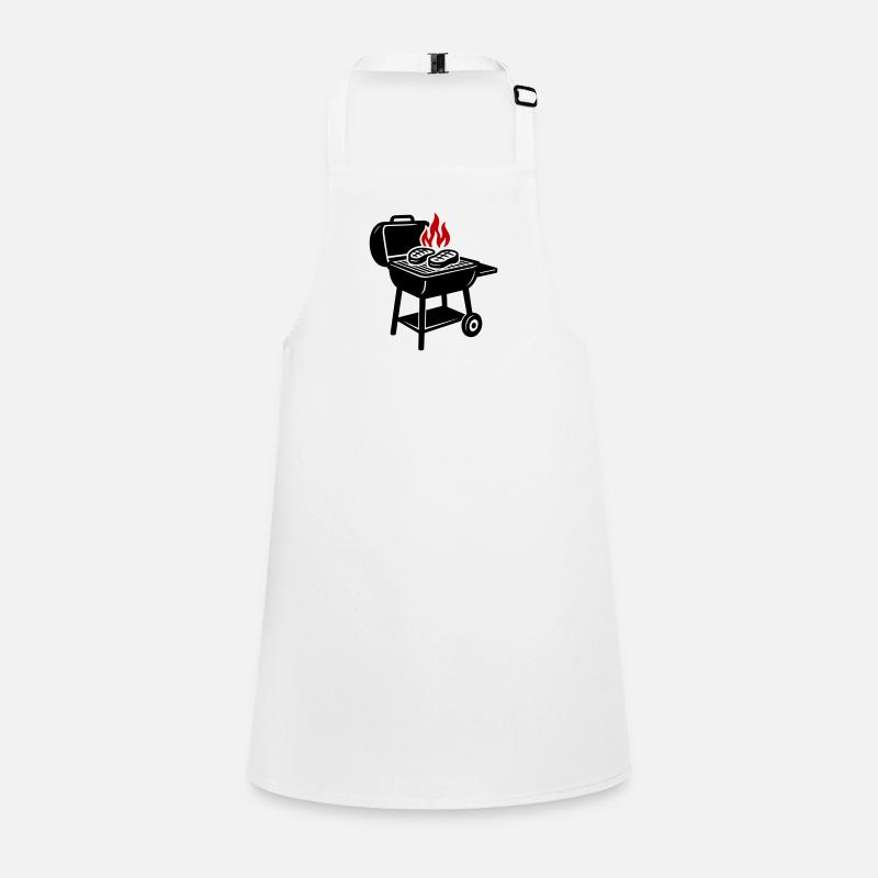 Grilling Steak Flame Children's Apron