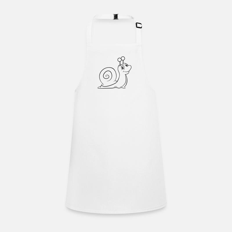 Escargot drôle enfants Tablier Enfant