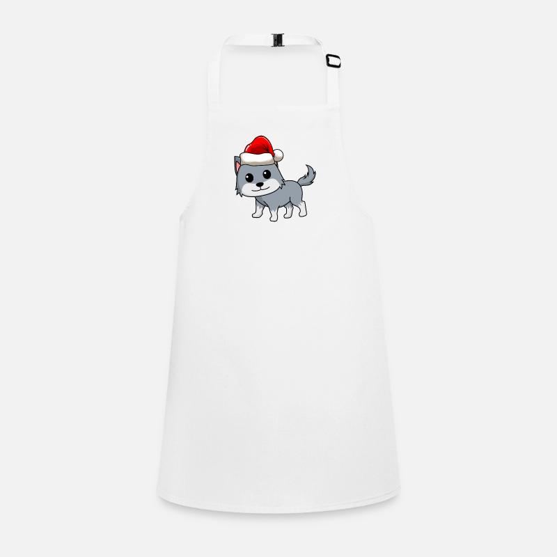 Wolf Comic Christmas Tablier Enfant