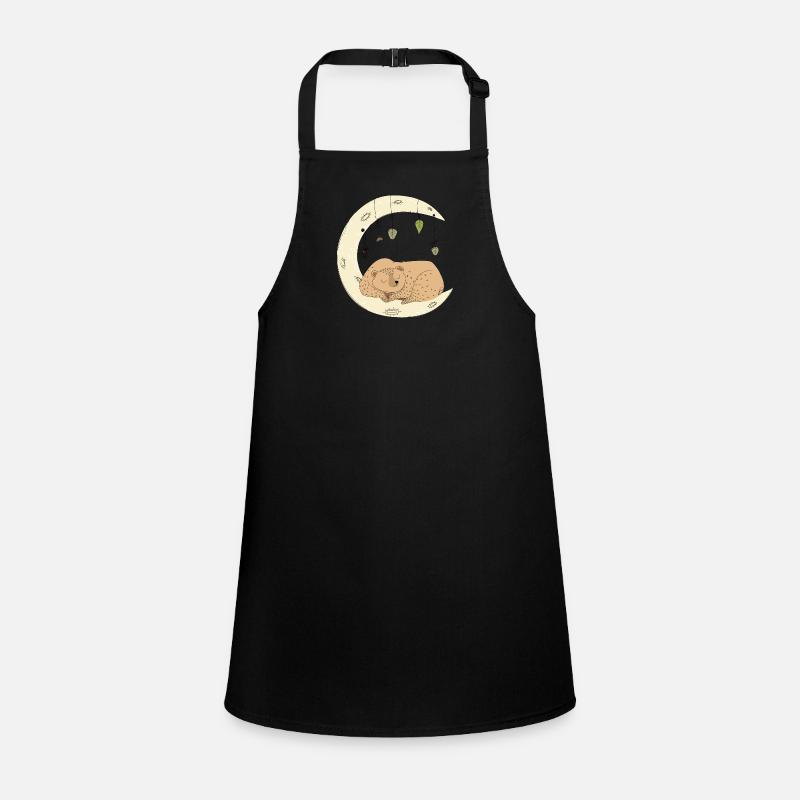 Bear sleeping moon Children's Apron
