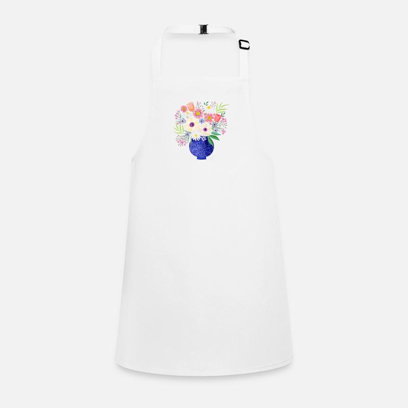 Bouquet. Modern. Customisable gift. Children's Apron