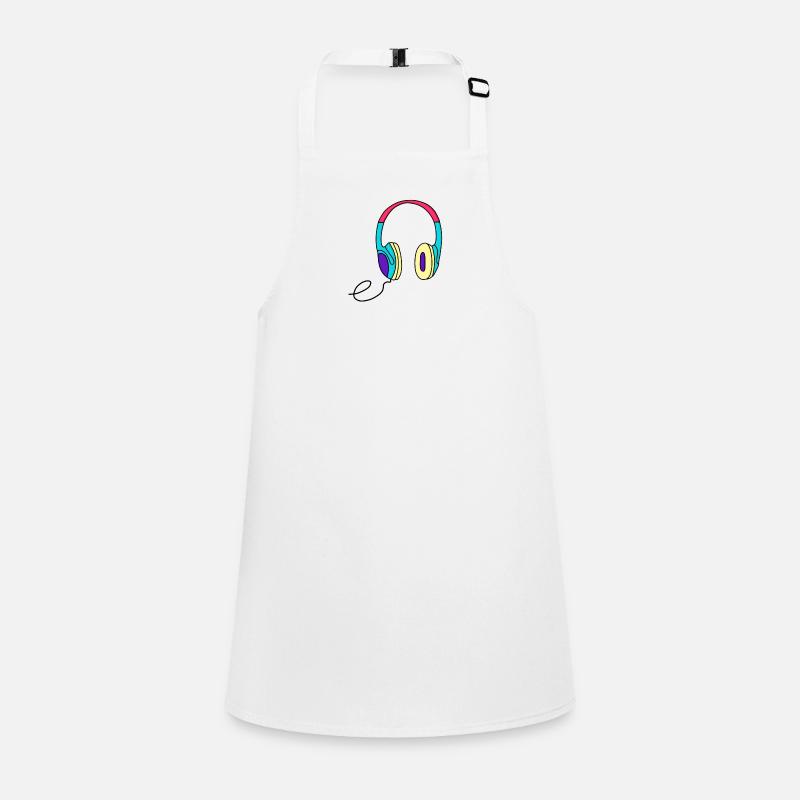 Kopfhörer Schürze für Kinder