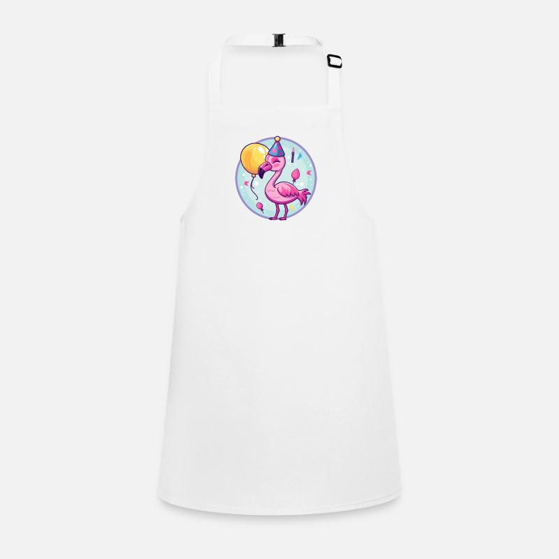 Flamingo Anniversaire Bébé Tablier Enfant