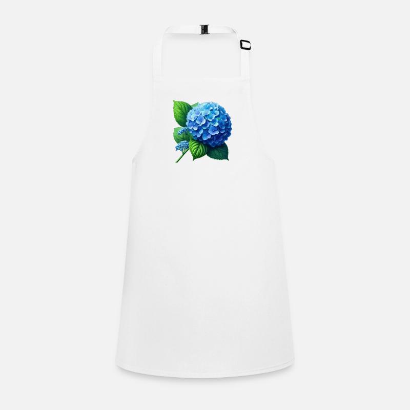 Hydrangea blue Children's Apron