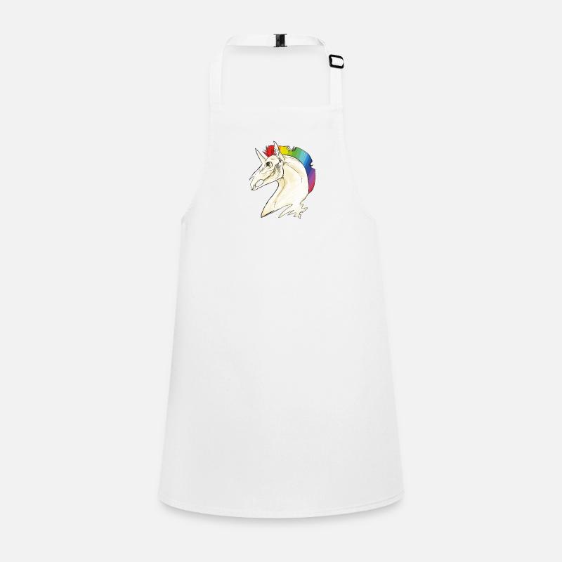 crâne licorne Tablier Enfant
