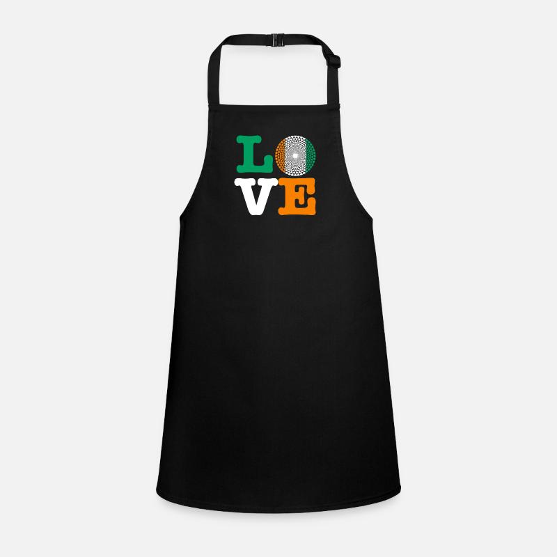 IVORY COAST heart Children's Apron