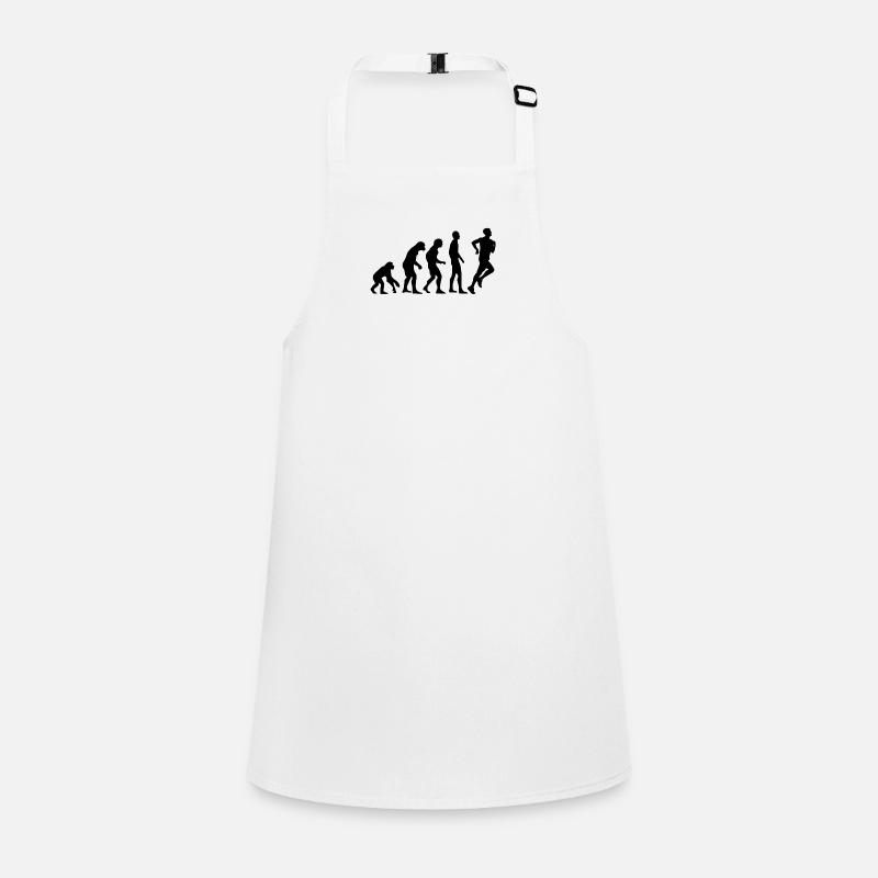 Human Evolution jogging Children's Apron