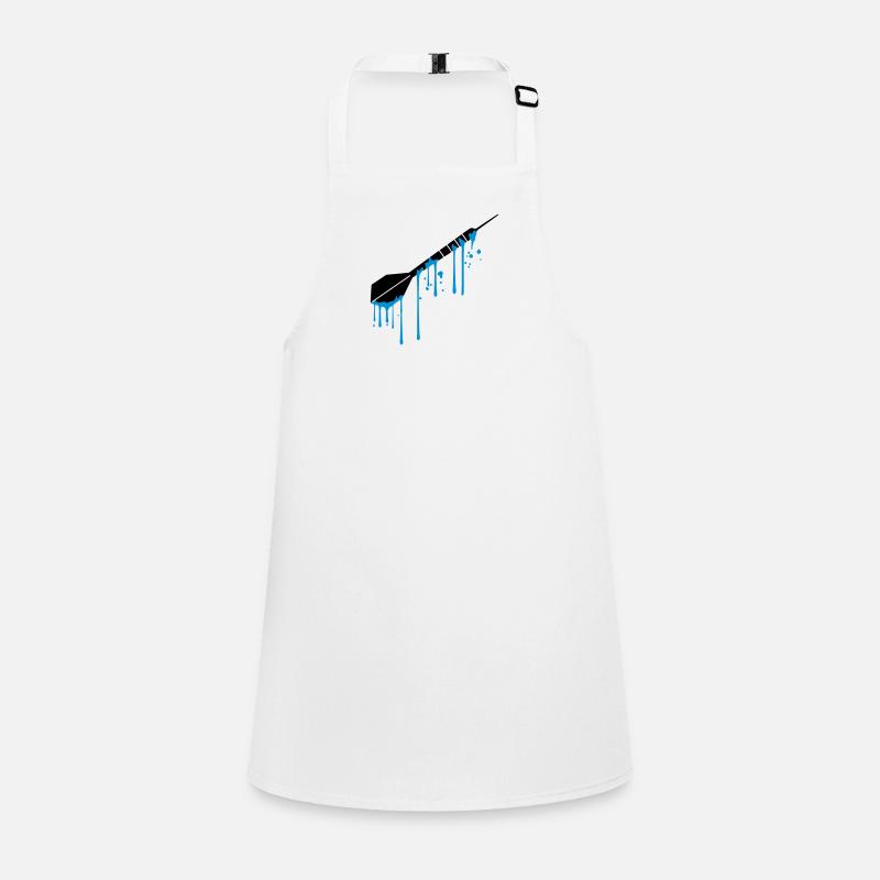wet drops graffiti spray logo cool play darts Children's Apron