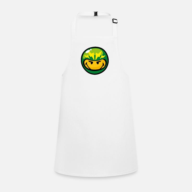Smiley - Children's Apron - white