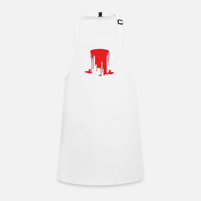 Open Paint Bucket Children's Apron