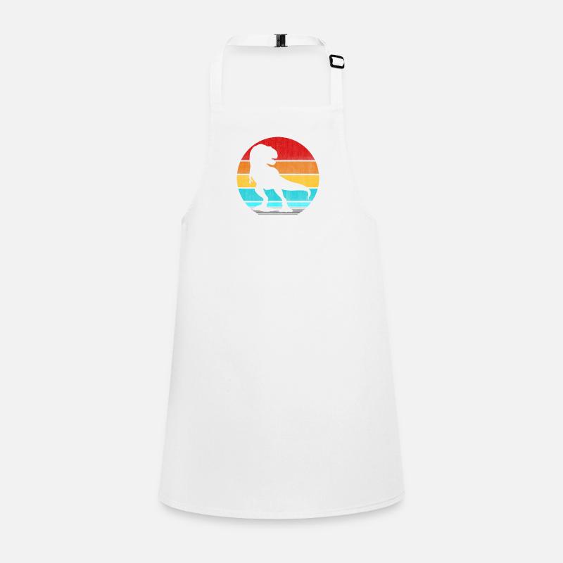 retro vinatge dinosaur Children's Apron