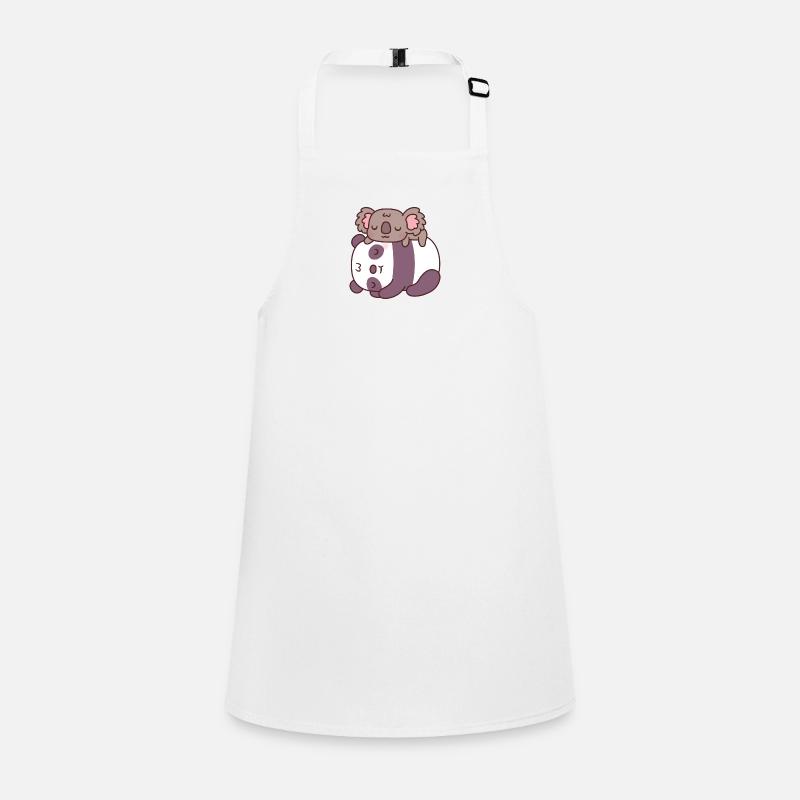 Mignon panda endormi et ours koala Tablier Enfant