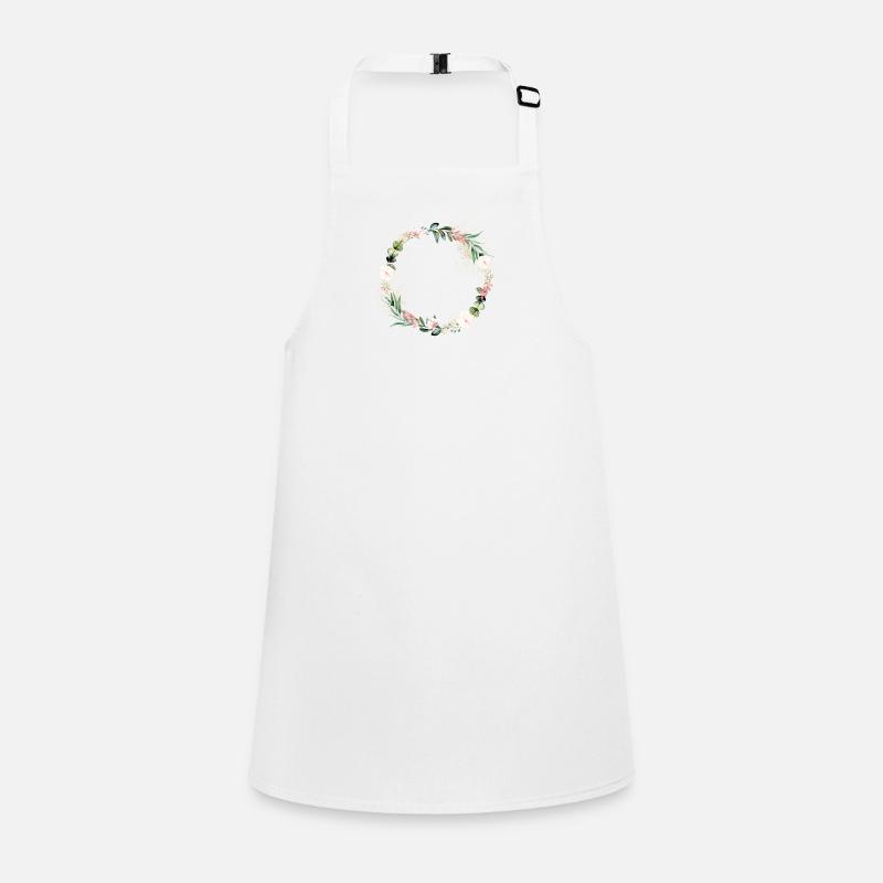 Couronne de fleurs d’eucalyptus personnalisable Tablier Enfant