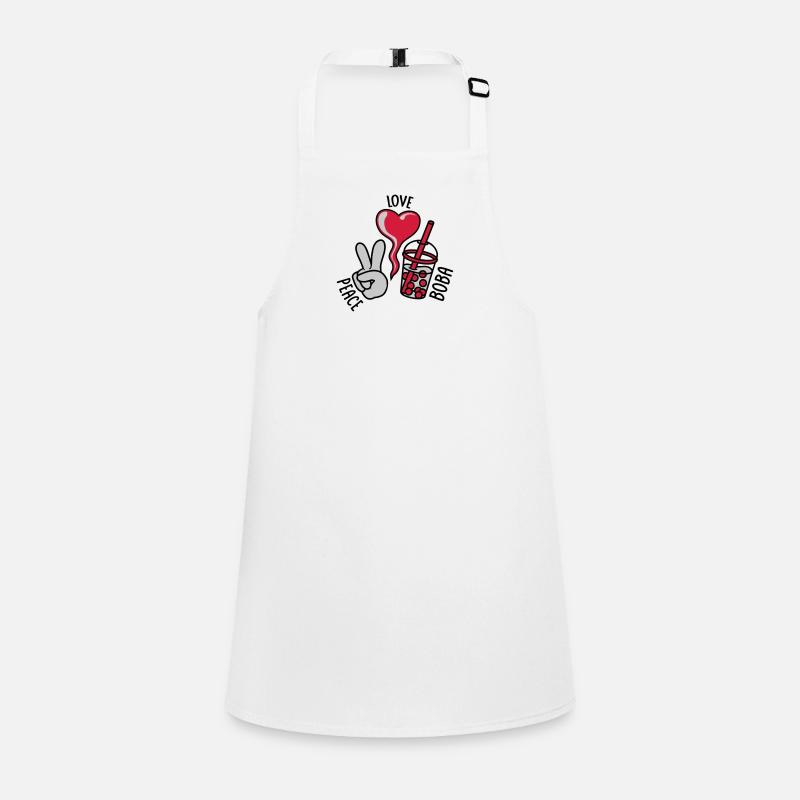 Devise Paix Amour Boba Tablier Enfant