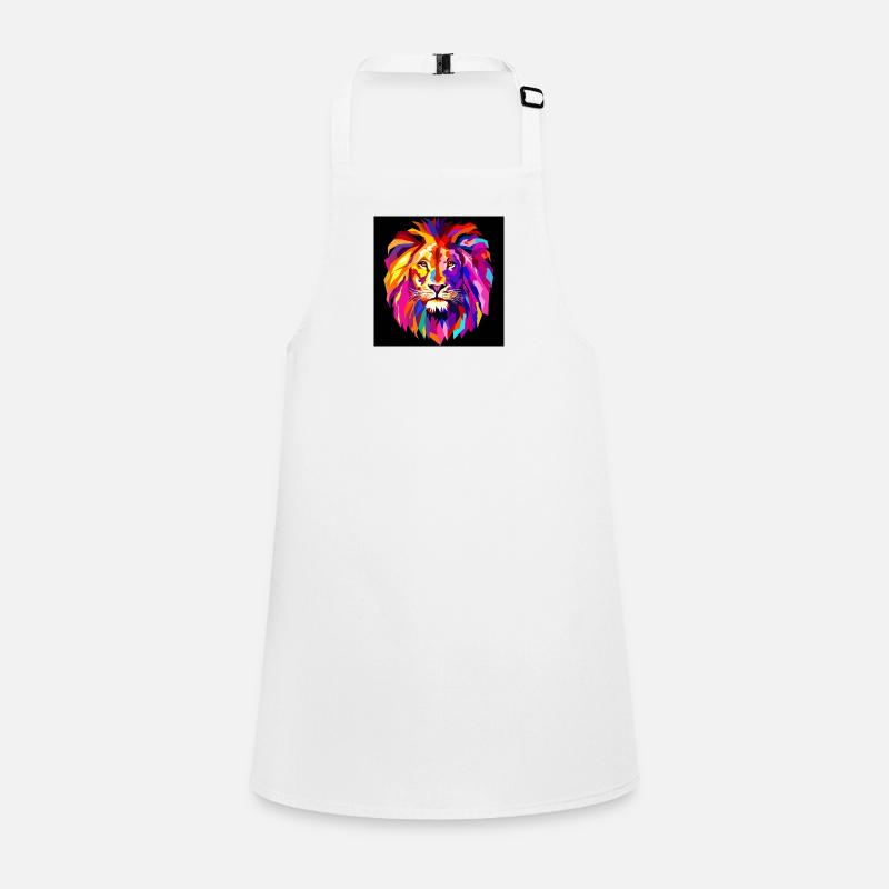 Cool Colourful Lion Children's Apron