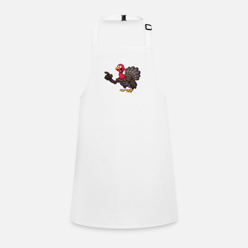 Cute Turkey Children's Apron