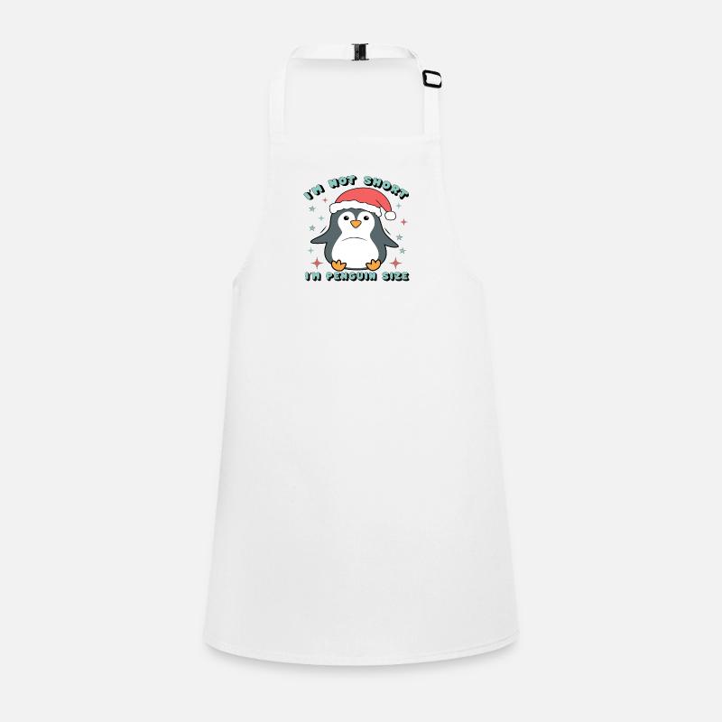 I´m not Short I´m Penguin Size Schürze für Kinder