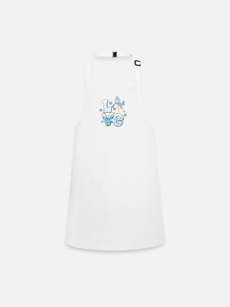 Love - Children's Apron - white - Front