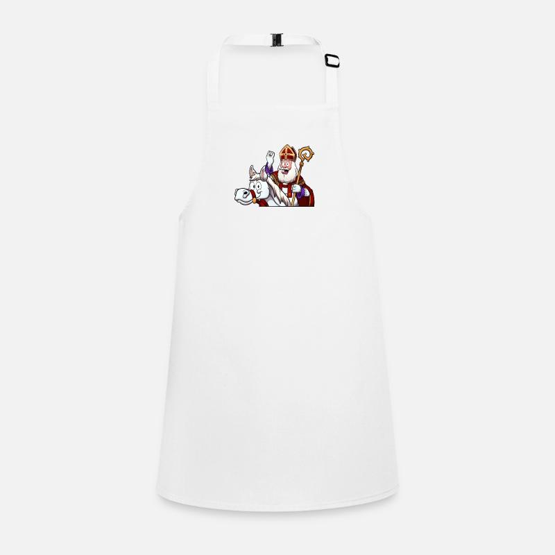 Saint Nicholas On Horse Children's Apron