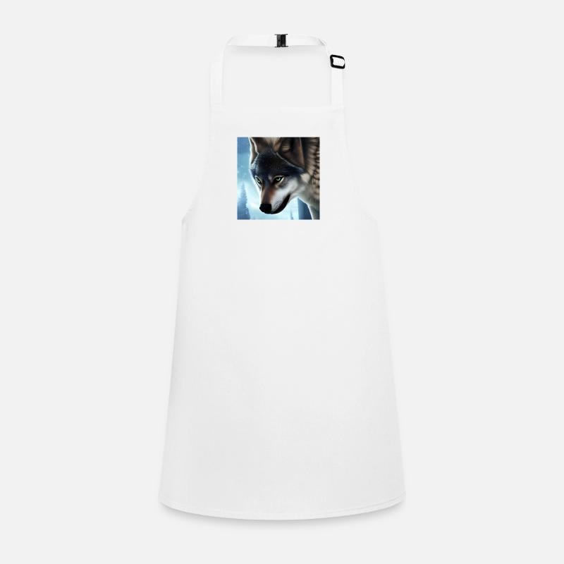 Portrait de loup Tablier Enfant