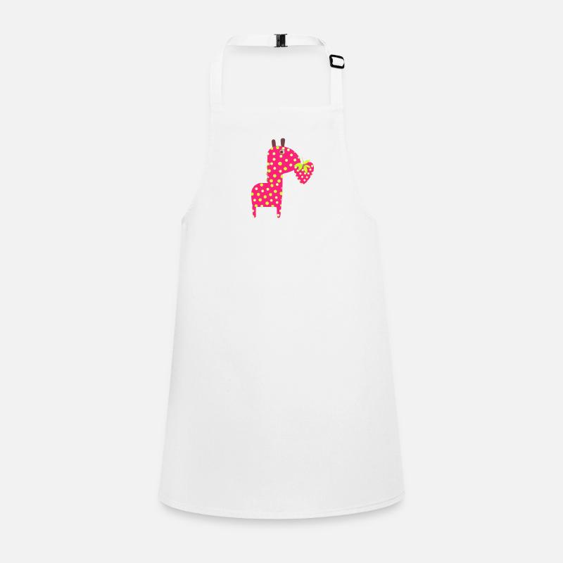 Strawberry - Giraffe Children's Apron