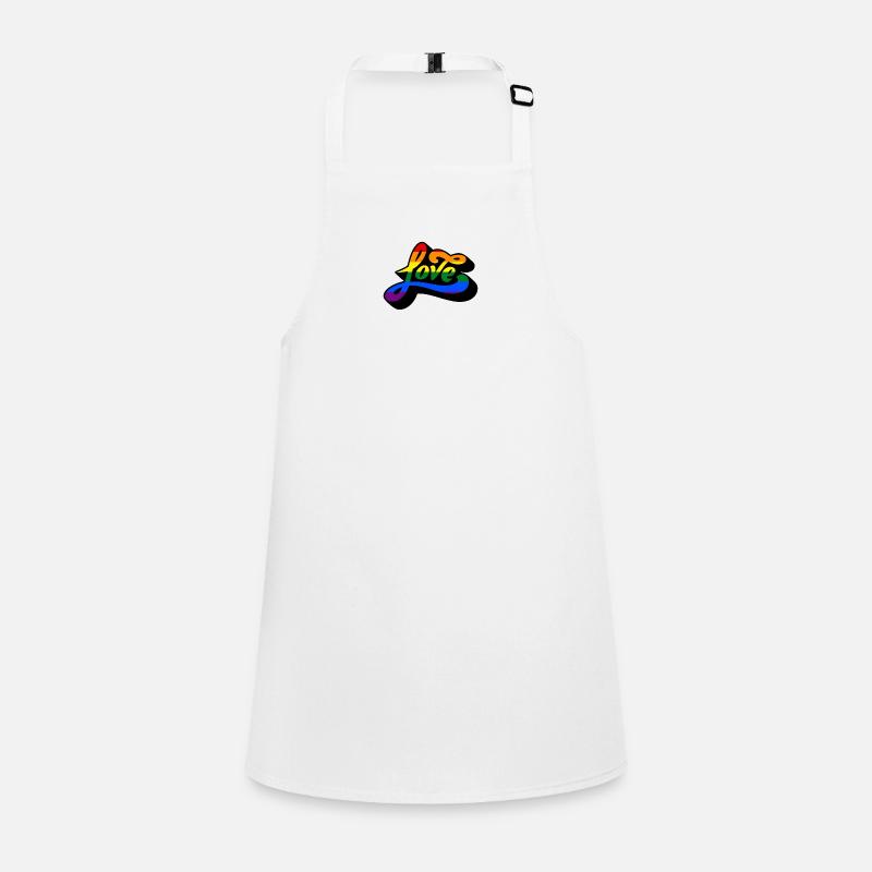 Love rainbow Schürze für Kinder