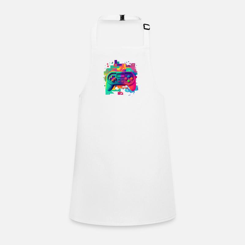 Retro colorful console Children's Apron