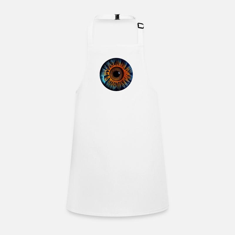 An iris as a biometric identification system Children's Apron