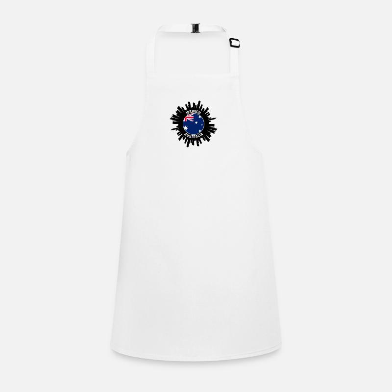 Ipswich Skyline Australia Flag Travel Souvenir Children's Apron