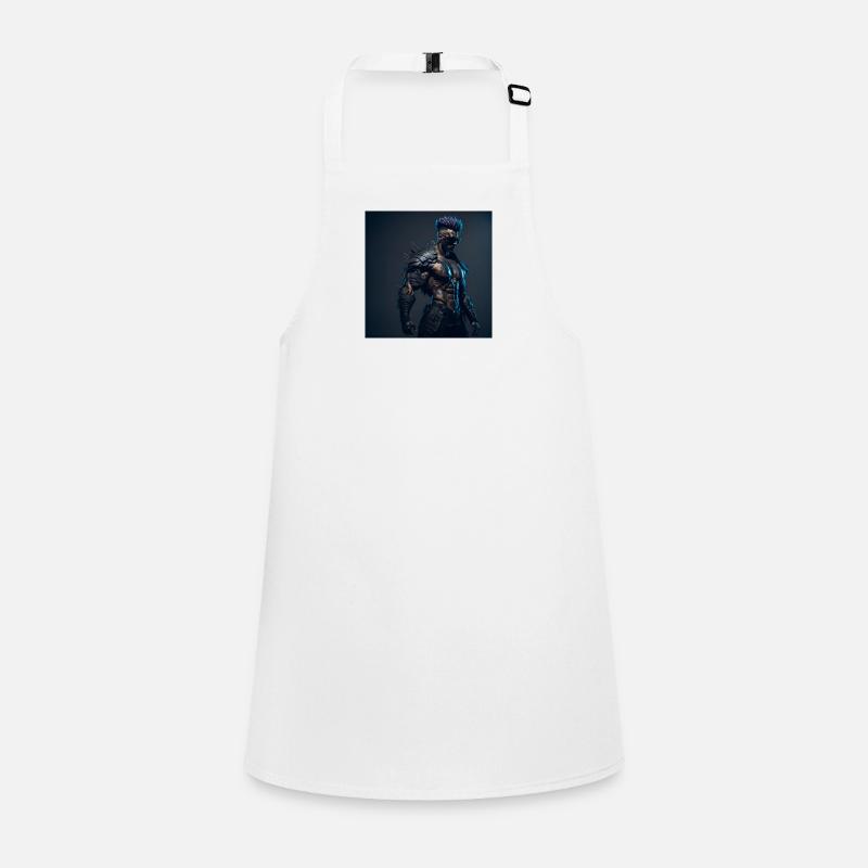 Future Cyberpunkt Warrior Children's Apron