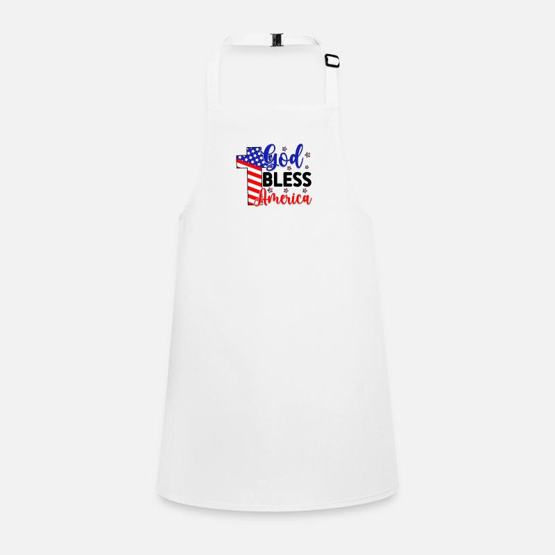 God bless America Children's Apron