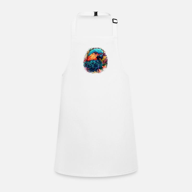 Perroquet coloré Tablier Enfant