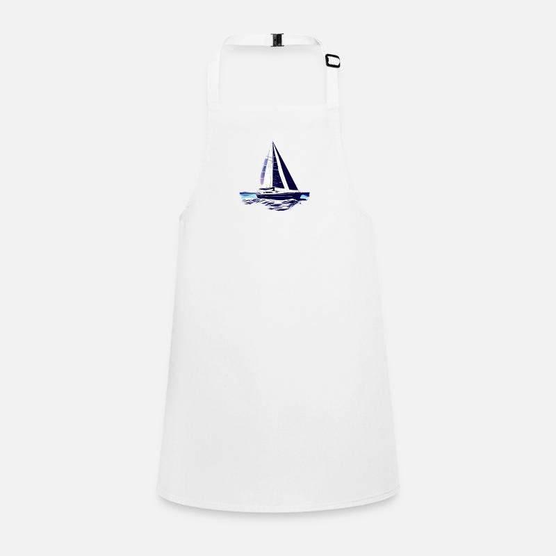 Sailing Sailboat Sailing Sailing Sailing Ship Children's Apron