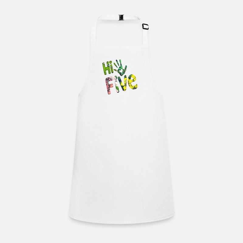 High Five Style Cool Hand Joke Saying Hit Trend Children's Apron