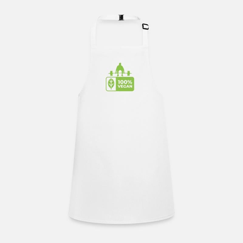 Veganer Stil mit Herz: Einzigartiges Design Schürze für Kinder