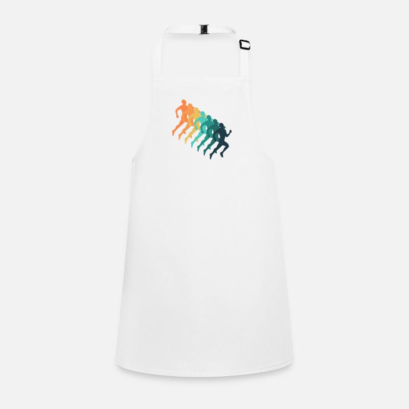 Retro running Children's Apron